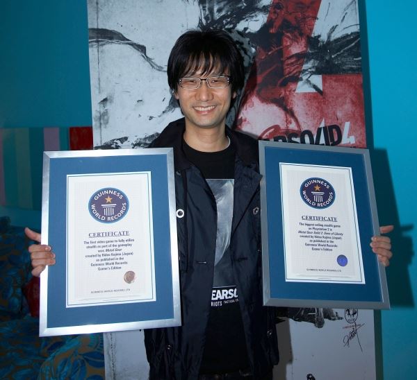Самый популярный разработчик в мире - Хидео Кодзима снова попал в Книгу рекордов Гиннесса